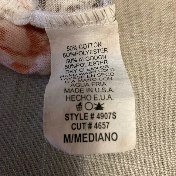 Slim-Fit Graphic Short Sleeve Tee in Orange and Black - Picture 6 of 6